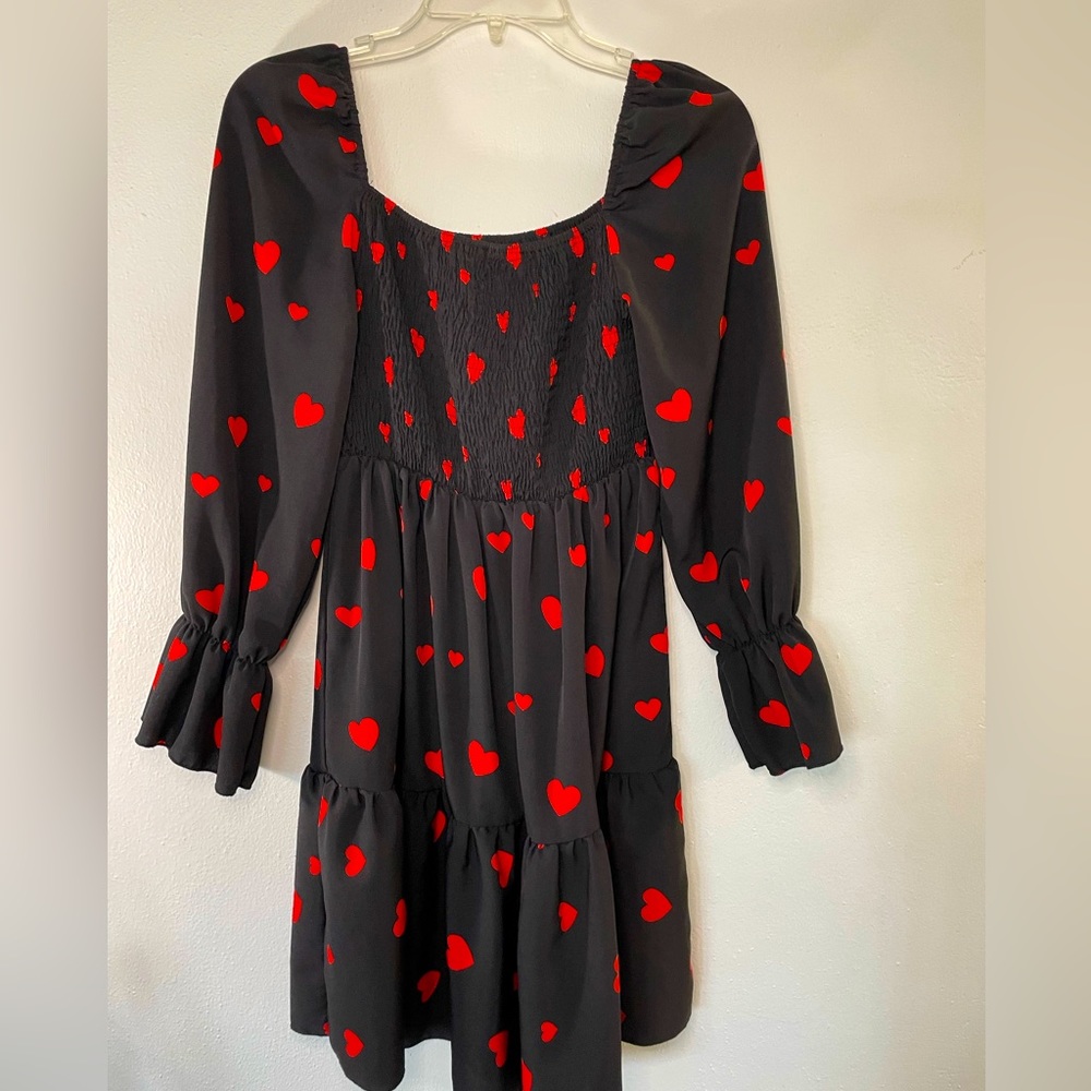 SHEIN Babydoll Heart dress size Small Juniors